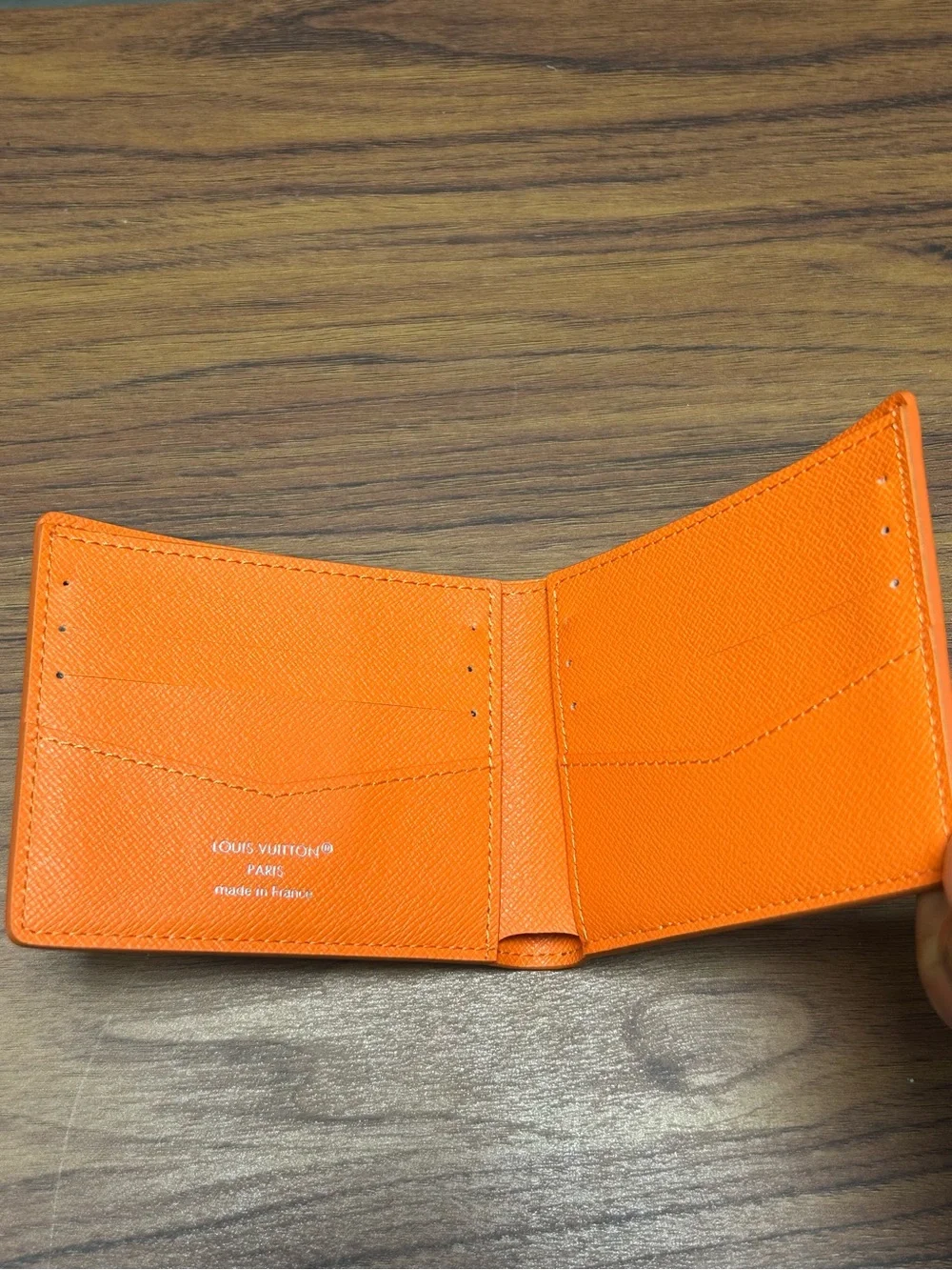 Louis Vuitton Brick Red Tennis Wallet